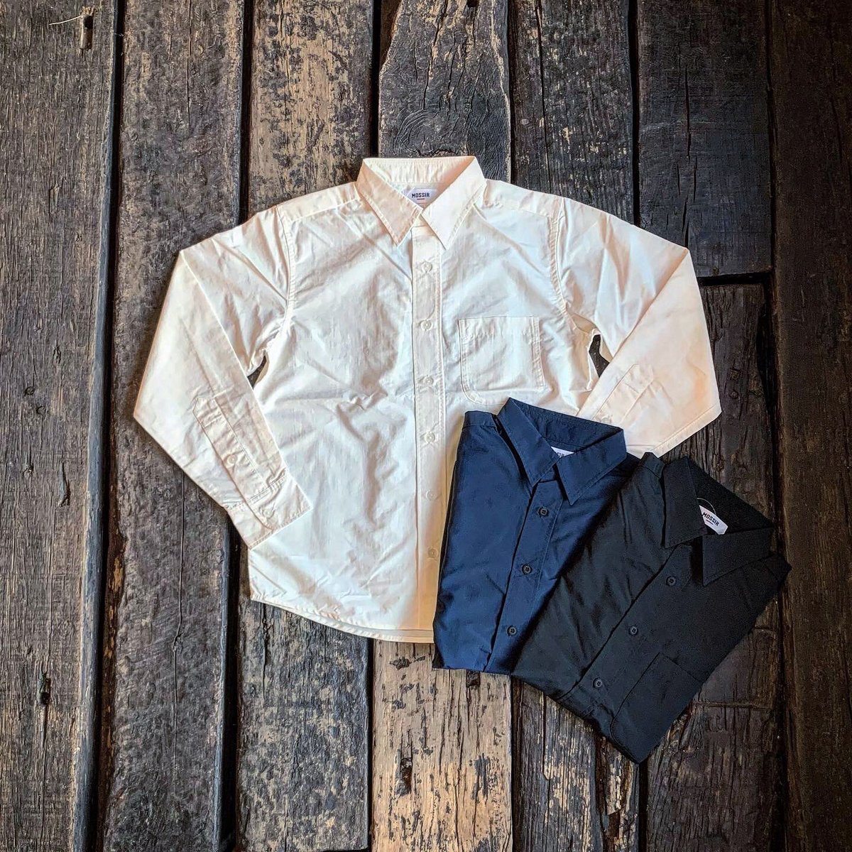 MOSSIR(モシール)【Port Town / Supplex L/S shirt】 (FI