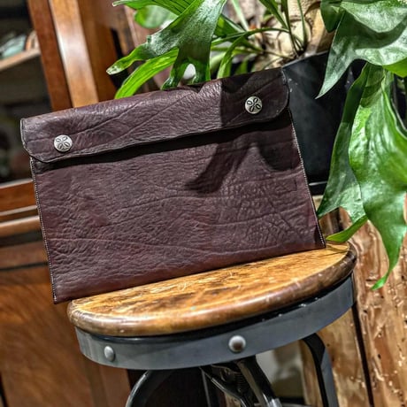 Dutch Leather Company × MASAYOSHI clutch bag（L）