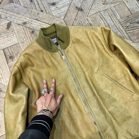CWORKS【BERNIE】Leather Tanker jacket 2027年10月末〜2028年4月末入荷予定！！ご予約