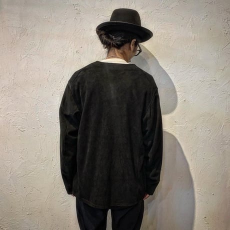 CWORKS【Biscuits / ﾋﾞｽｹｯﾂ】Deer suede (BLACK)(FINE CREEK )