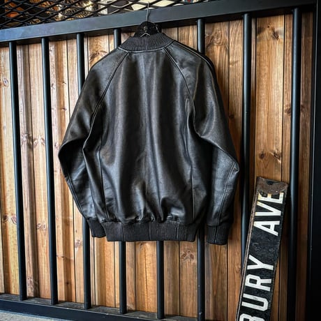 MOSSIR【Lay /ﾚｲ】washable leather track jacket (ﾌｧｲﾝｸﾘｰｸ)