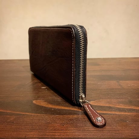 Dutch Leather Company ×  MASAYOSHI round zip long wallet