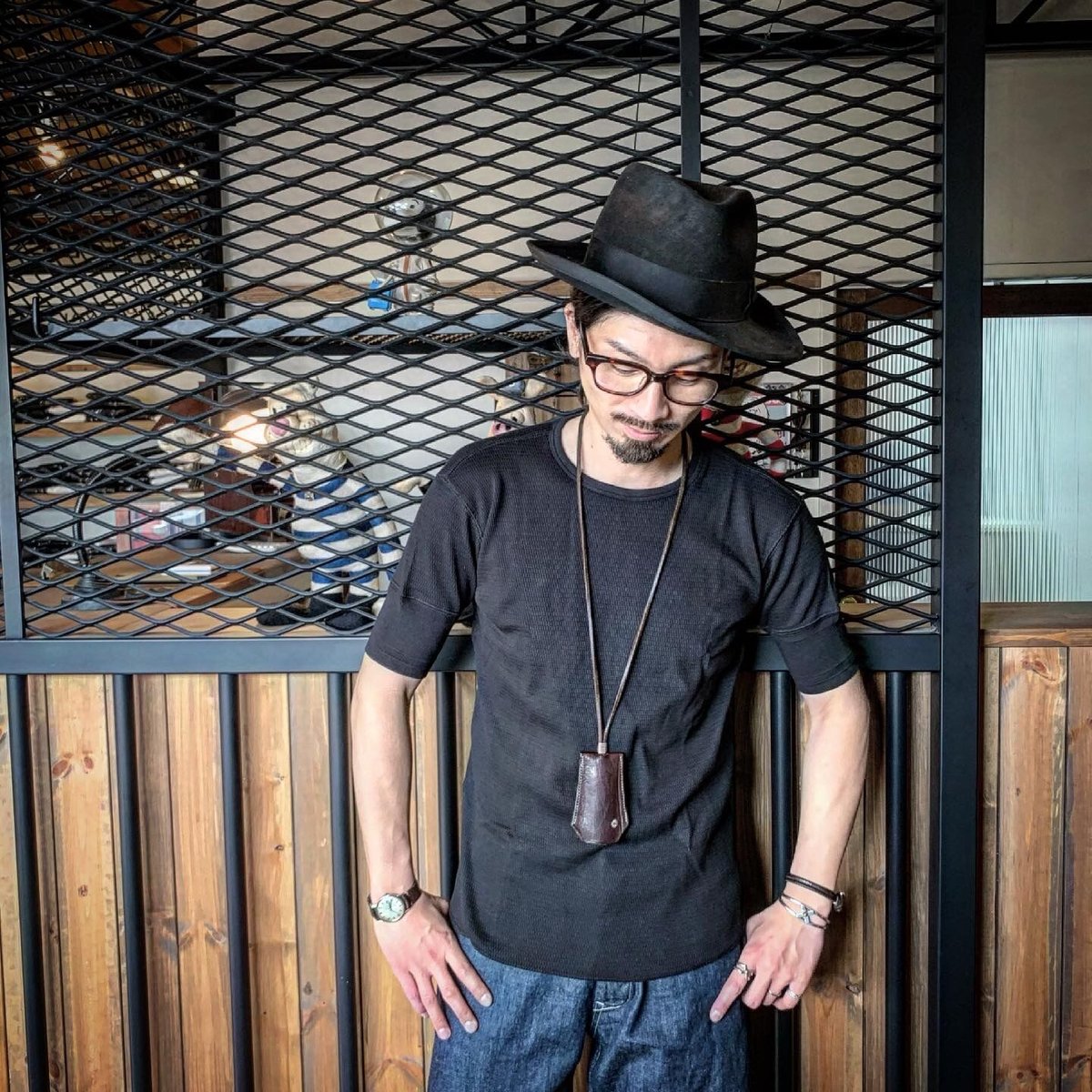 HIGHWAY NINE ハイウェイナイン CNECK ハニカムサーマル S/STee(60...