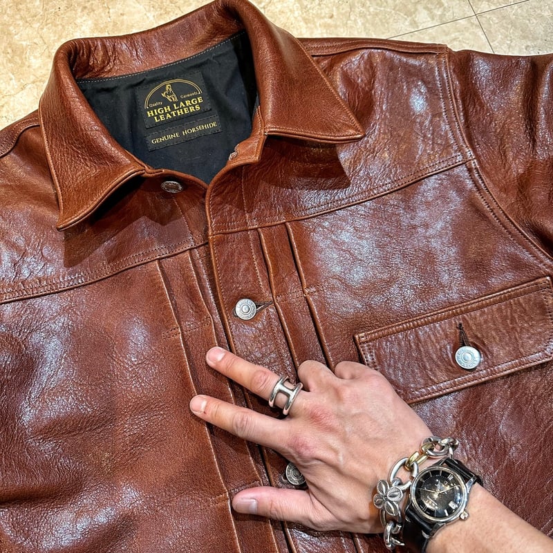 HIGHLARGE LEATHERS【New Castle HTD】1st BROWN 202
