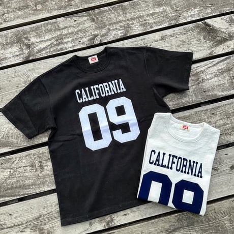 HIGHWAY NINE ハイウェイナイン C-NECK 10/-TENJIKU ROUGH FIT S/S PRINT Tee「CALIFORNIA」(042006)