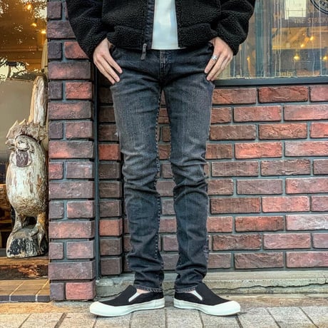 HIGHWAY NINE ハイウェイナイン STRETCH BLACK SKINY(3007)(USED WASH BLACK)