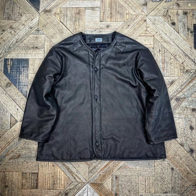 CWORKS【Lin /ﾘﾝ】Leather M65用 liner（BLACK）(FINE C
