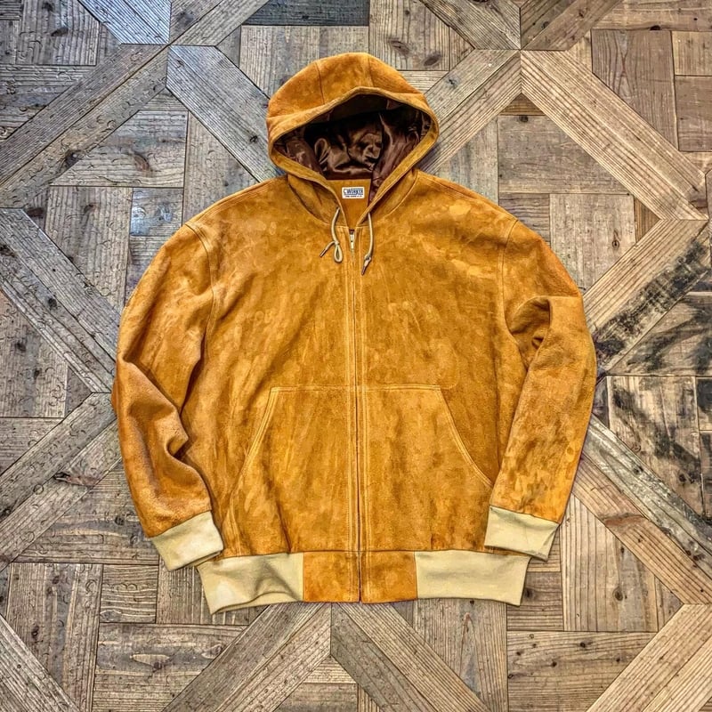 CWORKS【Crispy / ｸﾘｽﾋﾟｰ 】Deer suede (CAMEL)(FINE