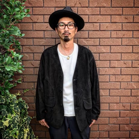 CWORKS【Biscuits / ﾋﾞｽｹｯﾂ】Deer suede (BLACK)(FINE CREEK )