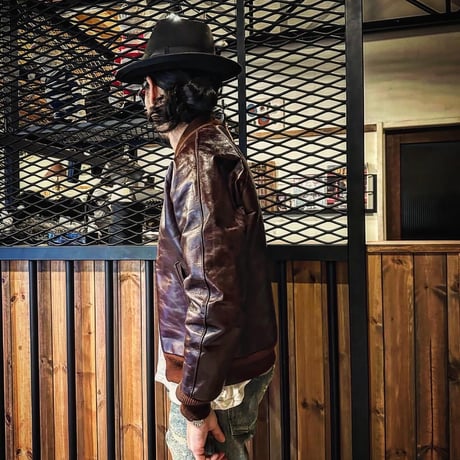 FOUNTAINHEAD LEATHER【LAMBDA/ ラムダ】【BROWN】