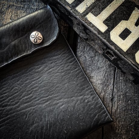 Dutch Leather Company × MASAYOSHI clutch bag（L）【BLACK series】