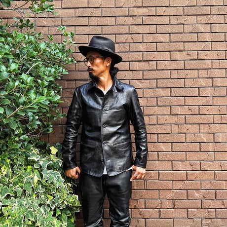 FINE CREEK ＆CO【Drifter / ﾄﾞﾘﾌﾀｰ】 car coat (horse) BLACK
