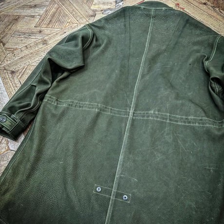 CWORKS【Ltail / ﾙﾃｰﾙ】Leather M65 fishtail（OLIVE）(FINE CREEK ) 2025年10月末～2026年6月末入荷予定！！ご予約