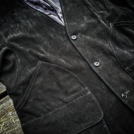 CWORKS【Biscuits / ﾋﾞｽｹｯﾂ】Deer suede (BLACK)(FINE CREEK )