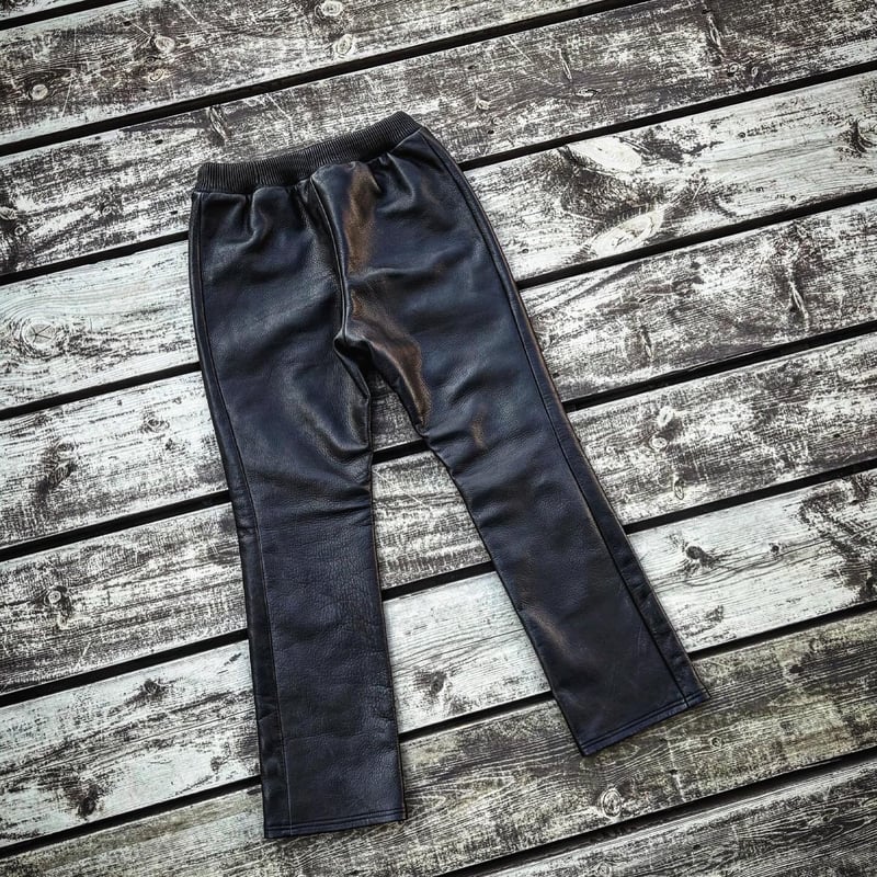 MOSSIR【Lalk / ﾗﾙｸ】washable leather track pants(