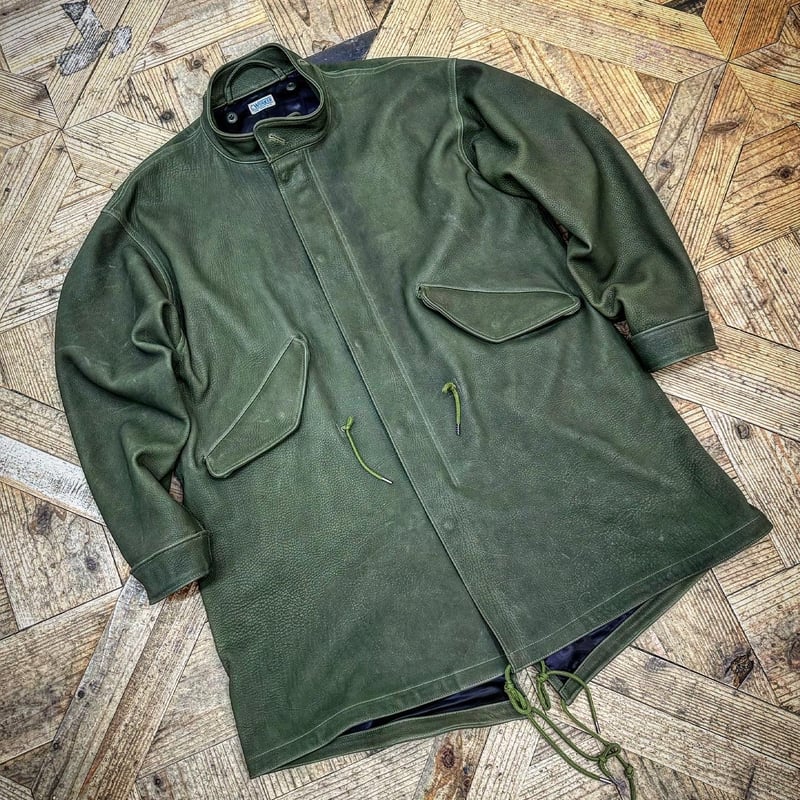 CWORKS【Ltail / ﾙﾃｰﾙ】Leather M65 fishtail（OLIVE）