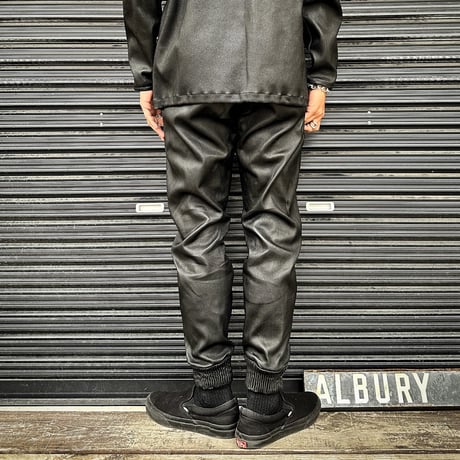 MOSSIR【lover / ﾛｰﾊﾞｰ】stretch leather sweat pants (ﾌｧｲﾝｸﾘｰｸ)