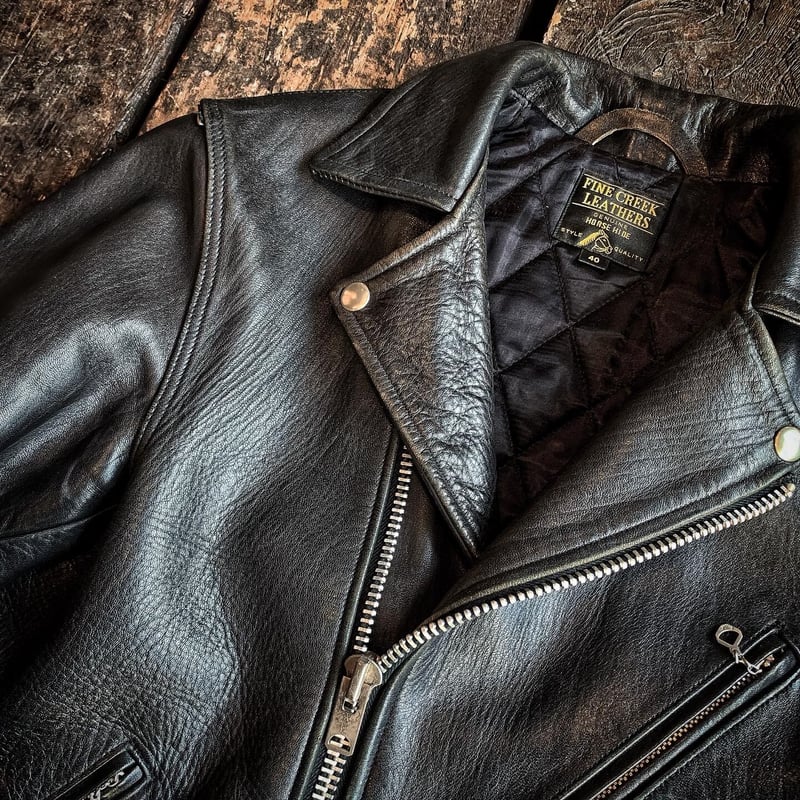 FINE CREEK LEATHERS【Leon / レオン】(Custom) (BLACK) FINE CREEK LEATHERS【Leon / レオン】(Custom) (BLACK)
