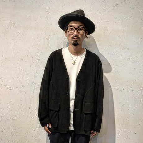 CWORKS【Biscuits / ﾋﾞｽｹｯﾂ】Deer suede (BLACK)(FINE CREEK )