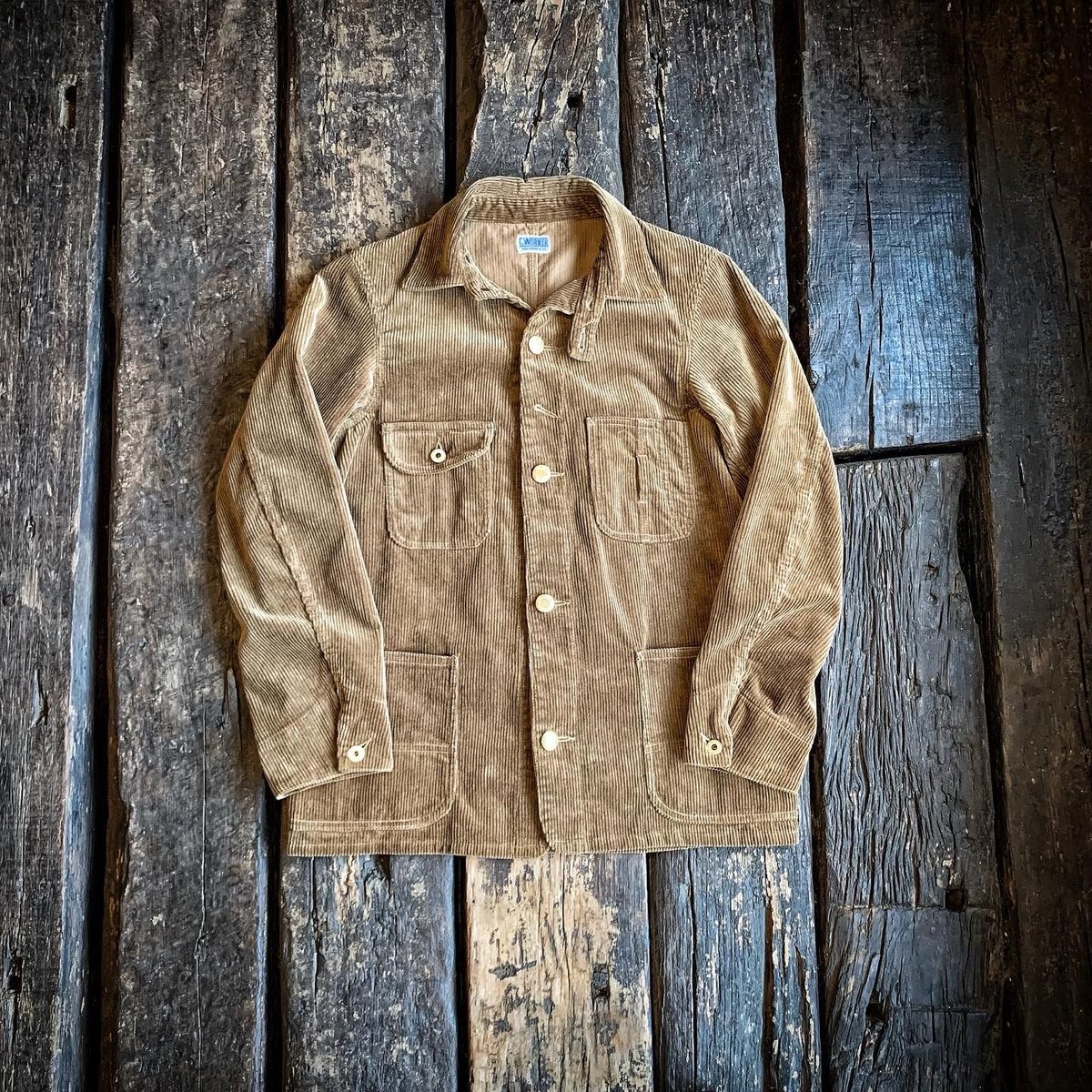 シーワークス　オーバーオール CWORKS 【Tom / Corduroy Coverall】 (FINE CREEK )
