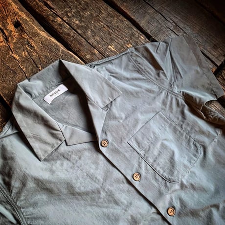 MOSSIR(モシール)【John/ Supplex S/S open collar shirt】 (FINE CREEK )