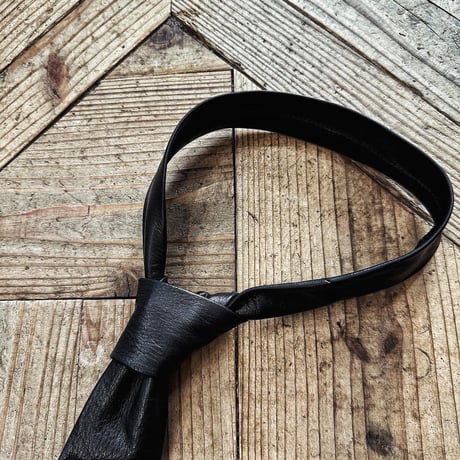 MOSSIR【Correct / ｺﾚｸﾄ】washable leather tie 2025年9月末～2026年10月末入荷予定！！ご予約