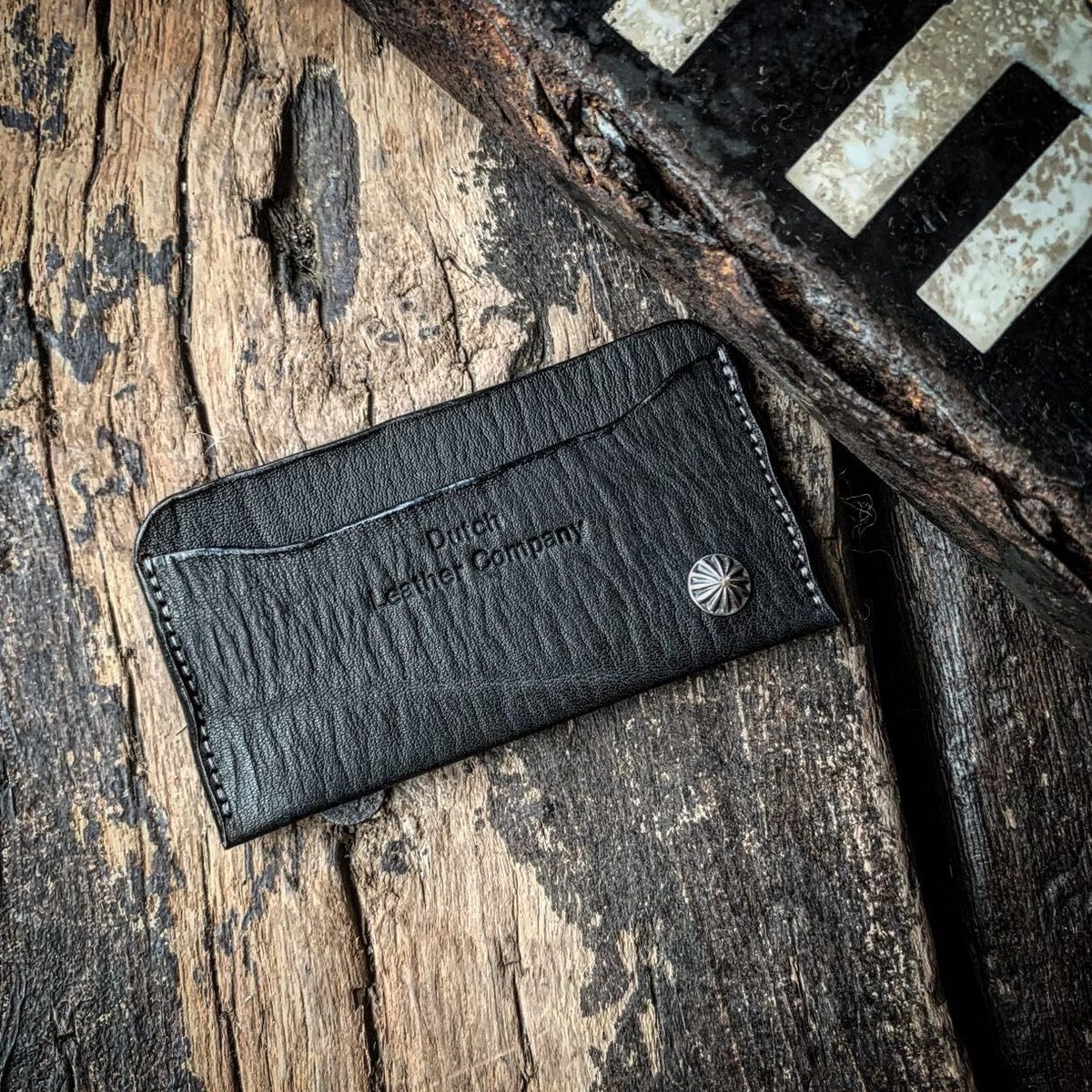 Dutch Leather Company × MASAYOSHI card case【BLA