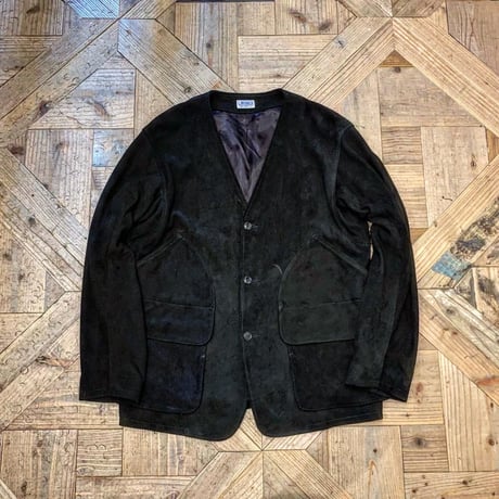 CWORKS【Biscuits / ﾋﾞｽｹｯﾂ】Deer suede (BLACK)(FINE CREEK )