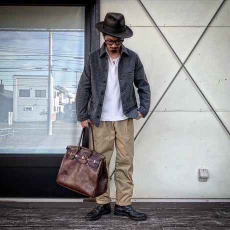 CWORKS 【Gilmer herringbone / coverall】  (FINE CREEK )