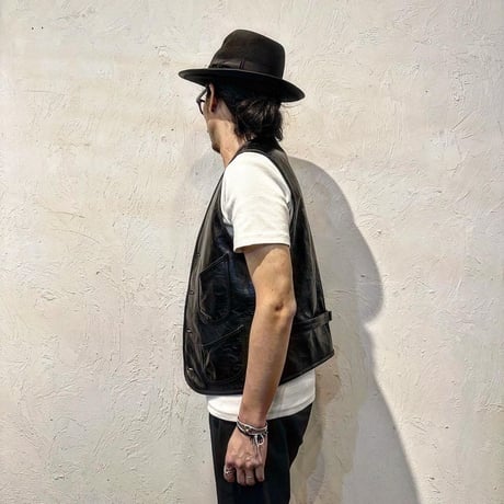 FINE CREEK ＆CO 【Jefferson / ｼﾞｪﾌｧｰｿﾝ】 ﾚｻﾞｰﾍﾞｽﾄ（BLACK)