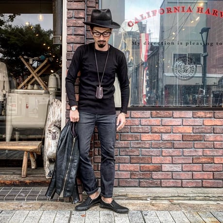 HIGHWAY NINE ハイウェイナイン C-NECK RIB L/S Tee(2005)