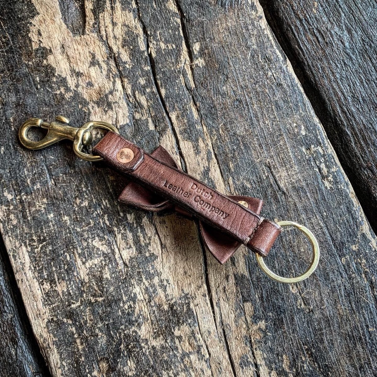 Dutch Leather Company × MASAYOSHI キーリング Dutch Leather Company × MASAYOSHI ribbon key h