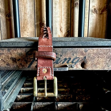 Dutch Leather Company  / Rusted mesh belt　2月末入荷予定！！ご予約