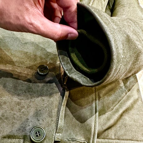 CWORKS【Scope】All Leather N-1 deck jacket OLIVE  ( horse / mouton ) 2026年４月末～2026年１２月末入荷予定！！ご予約