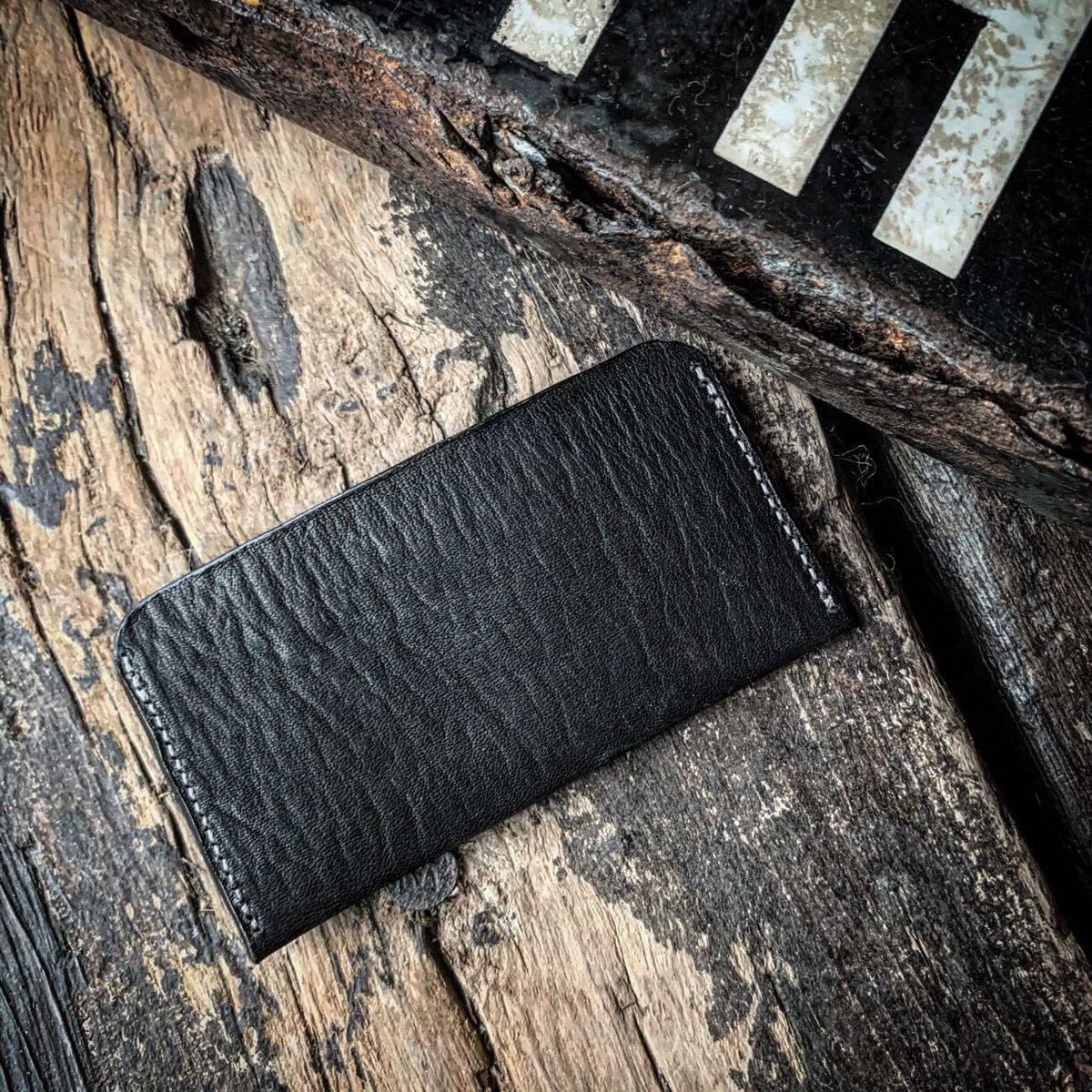 Dutch Leather Company × MASAYOSHI card case【BLA