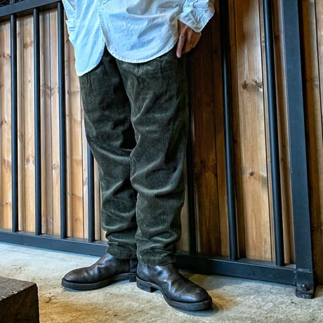 CWORKS 【Falk/Two Tuck Corduroy Work Pants】(FINE CREEK )