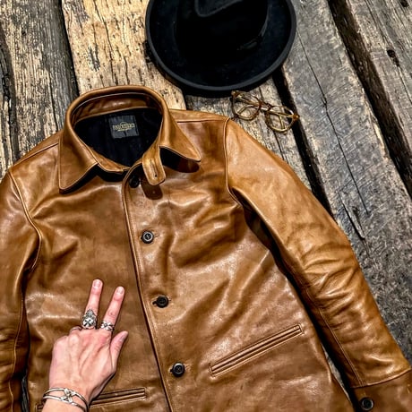 FINE CREEK ＆CO【Drifter / ﾄﾞﾘﾌﾀｰ】 car coat (horse) BROWN