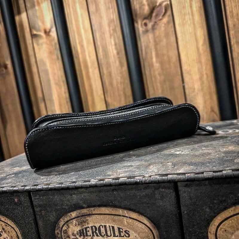 Dutch Leather Company　ペンケース Dutch Leather Company × MASAYOSHI pen case【BLAC