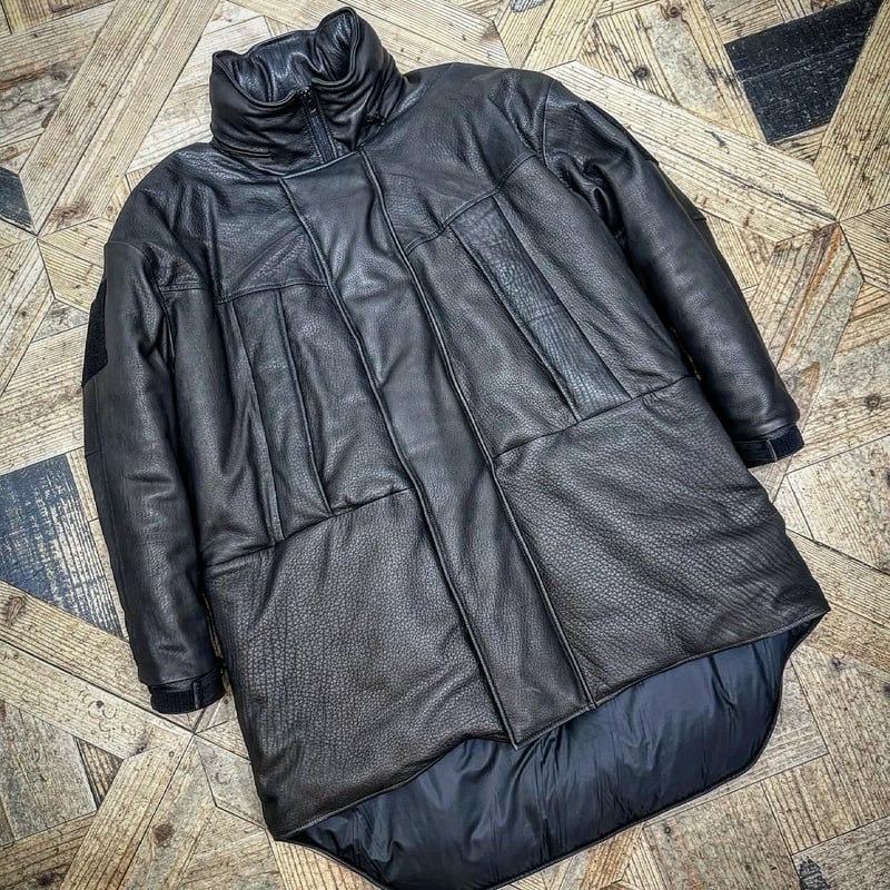 CWORKS【Len / レン】Leather MONSTER PARKA (FINE CRE