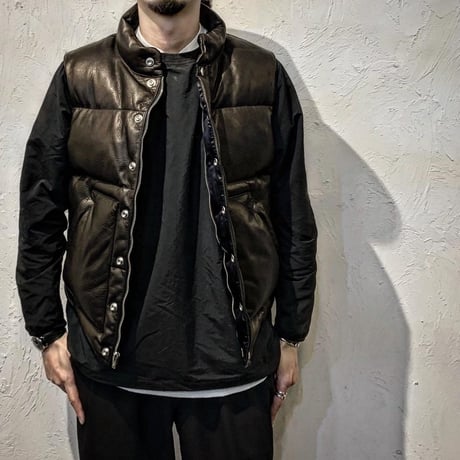 FINE CREEK ＆CO【Law / ロー】ﾚｻﾞｰﾀﾞｳﾝﾍﾞｽﾄ（BLACK) 2026年11月末〜2027年2月末入荷予定分！！ご予約