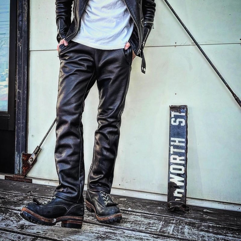 hyde着系　コーティングパンツレザー加工(リメイク)if ラルク hyde着系 コーティングパンツレザー加工(リメイク)if ラルク
