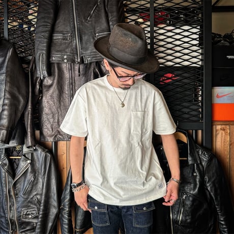 HIGHWAY NINE ハイウェイナイン C-NECK  10/-TENJIKU S/S pocket Tee (41006)