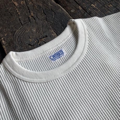 CWORKS 【Resort/ Waffle S/S Tee】  (FINE CREEK )