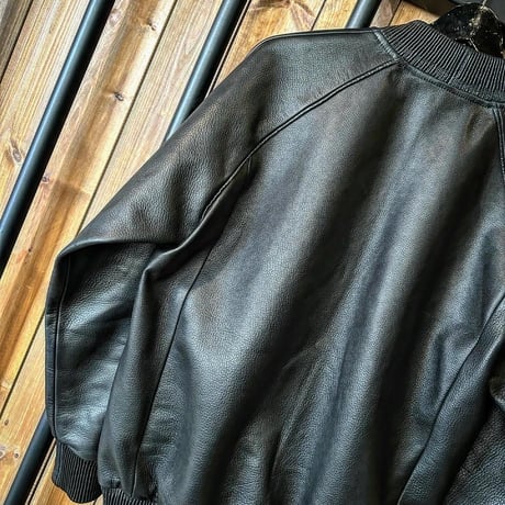 MOSSIR【Lay /ﾚｲ】washable leather track jacket (ﾌｧｲﾝｸﾘｰｸ)