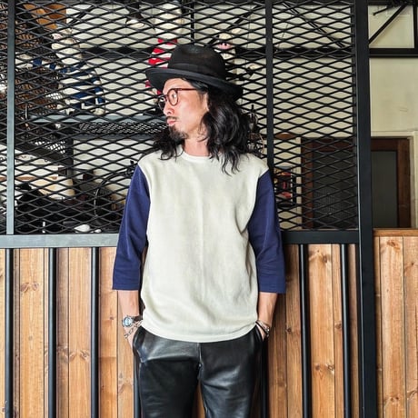 MOSSIR(モシール)【Carpenter / Baseball  Knit TEE】 (FINE CREEK )