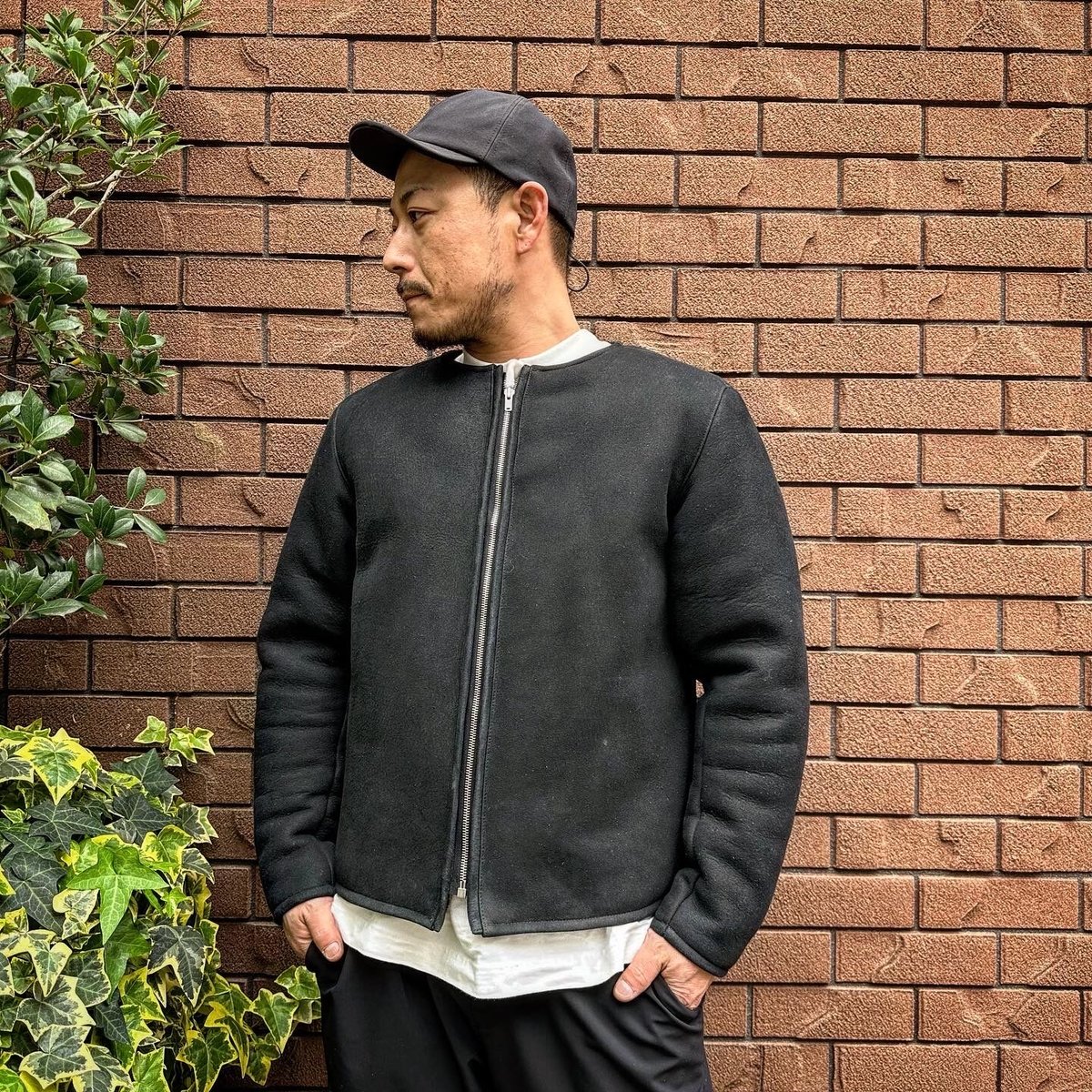 COOTIE こかし Mouton Track Jacket ムートン