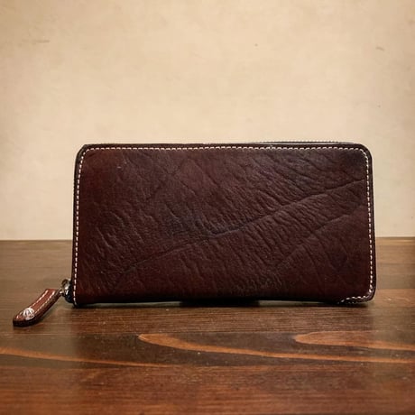 Dutch Leather Company ×  MASAYOSHI round zip long wallet
