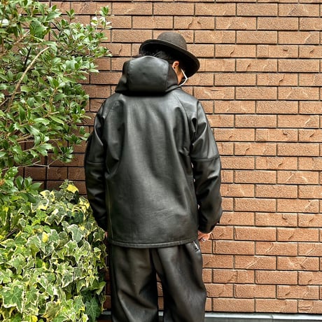 MOSSIR【MARTIAL / ﾏｰｼｬﾙ】waterproof leather Parker Jacket (ﾌｧｲﾝｸﾘｰｸ) 2026年2月末～2026年10月末入荷予定！！
