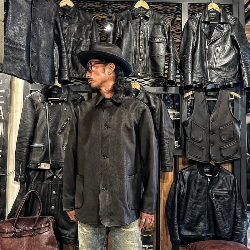 CWORKS【Load / ﾛｰﾄﾞ】Deer leather coverall (FINE