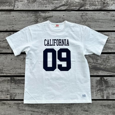 HIGHWAY NINE ハイウェイナイン C-NECK 10/-TENJIKU ROUGH FIT S/S PRINT Tee「CALIFORNIA」(042006)